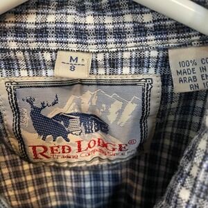Vintage‎ 2000s Red Lodge cowboy western flannel kids shirt size 8